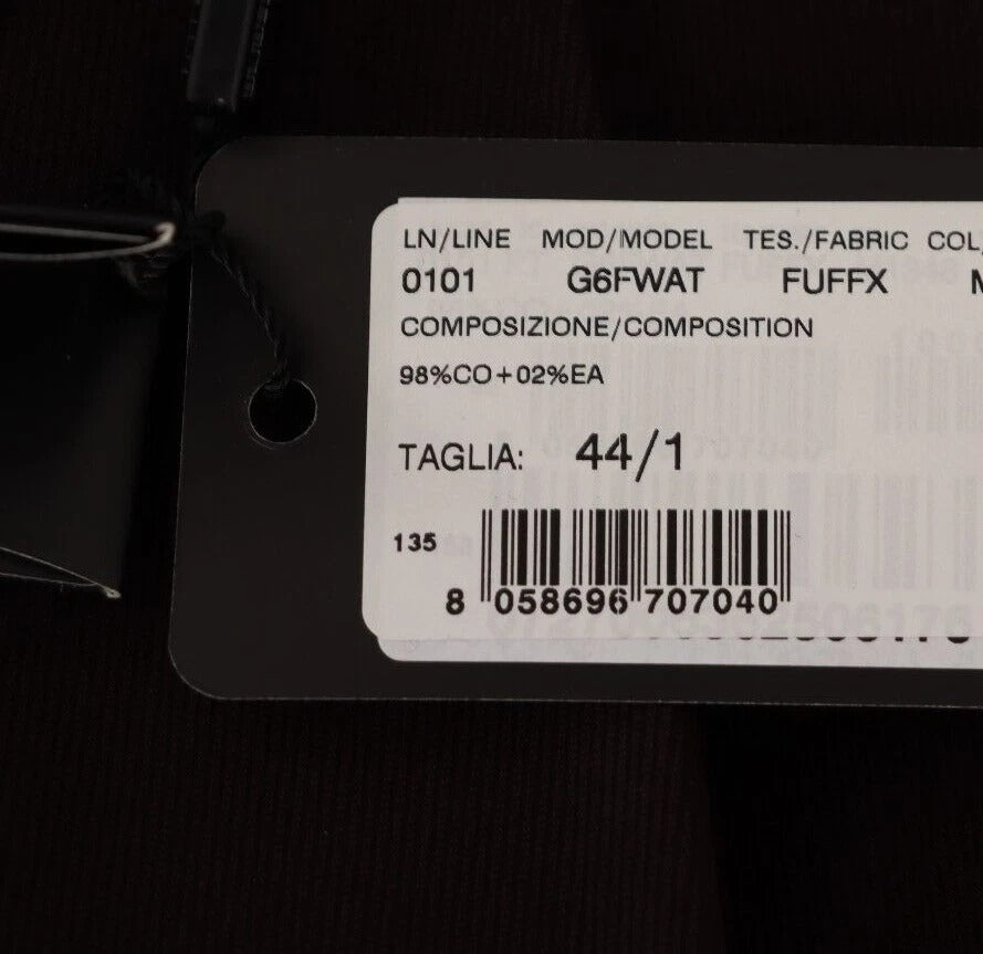 Bordeaux Cotton Stretch Skinny Trouser