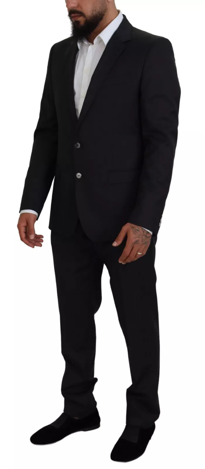 Melange Grey Wool 2 Piece MARTINI Suit