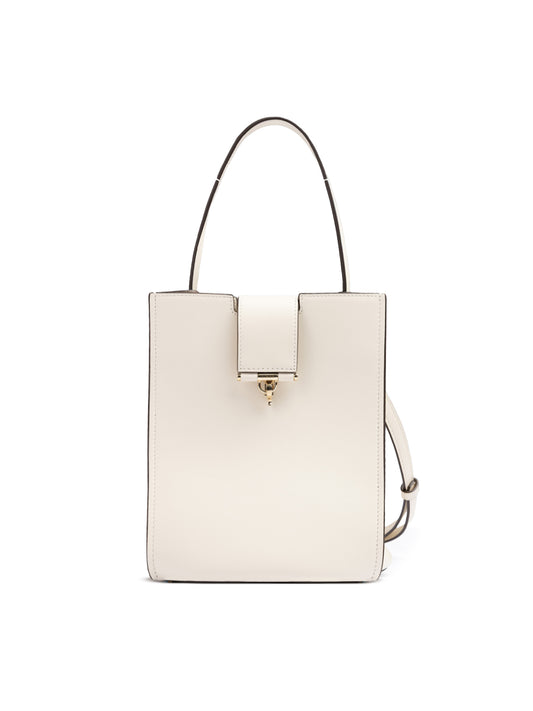 White Leather Shoulder Bag