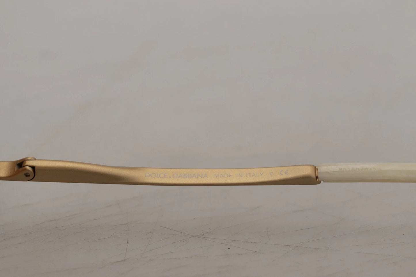 DG2159B Beige Gold Straw Butterfly Crystals Sunglasses