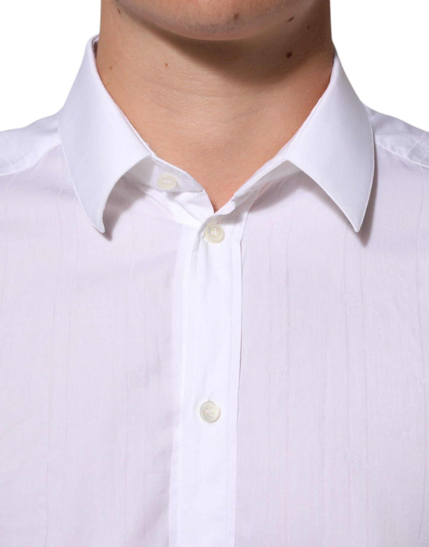 White Cotton MARTINI Men Formal Dress Shirt