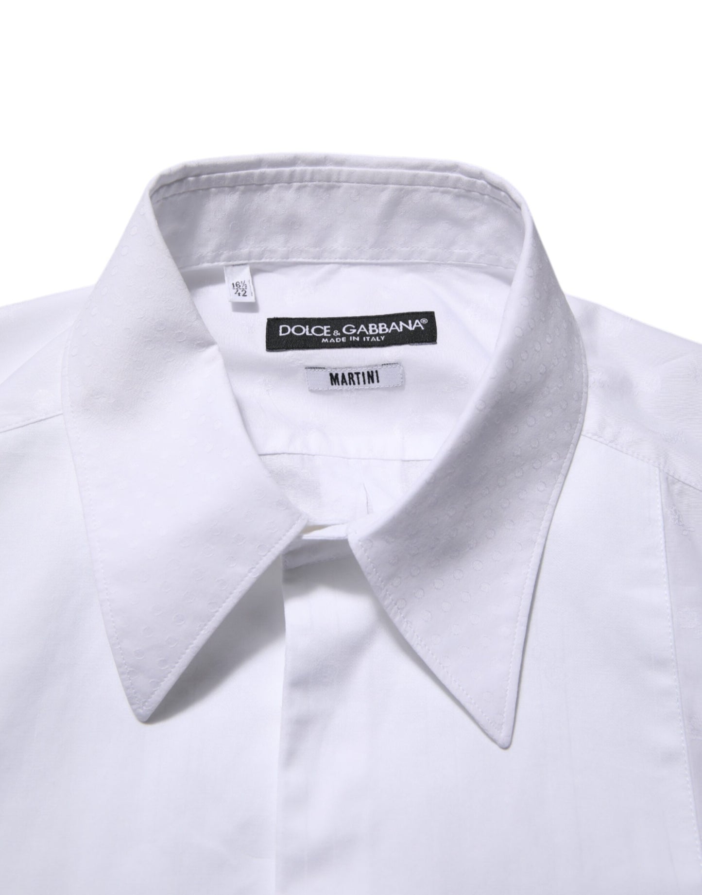 White Cotton MARTINI Bib Formal Dress Shirt