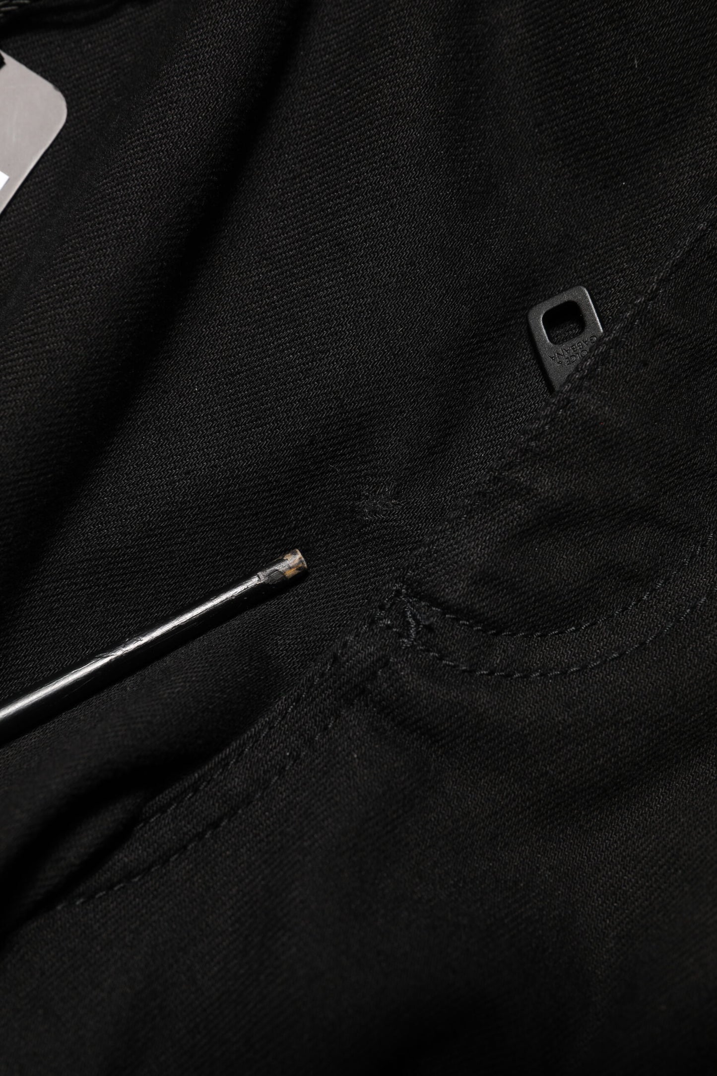 Black Cotton Mid Waist Skinny Men Denim Jeans